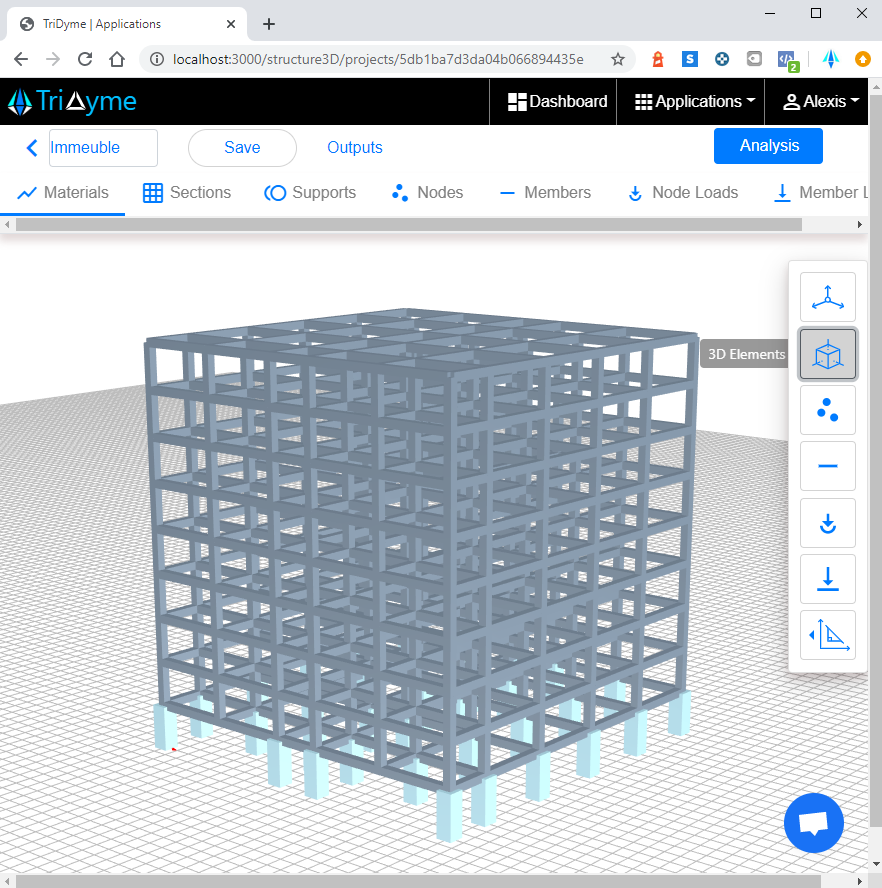TriDyme - Structure 3D